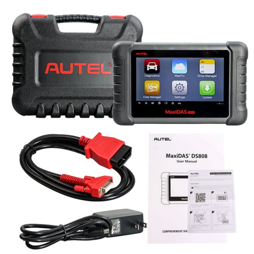 [Basic Version] Original Autel MaxiDas DS808 Auto Diagnostic Tool Support Injector Coding Without OBD1 Cables Free Shipping by DHL