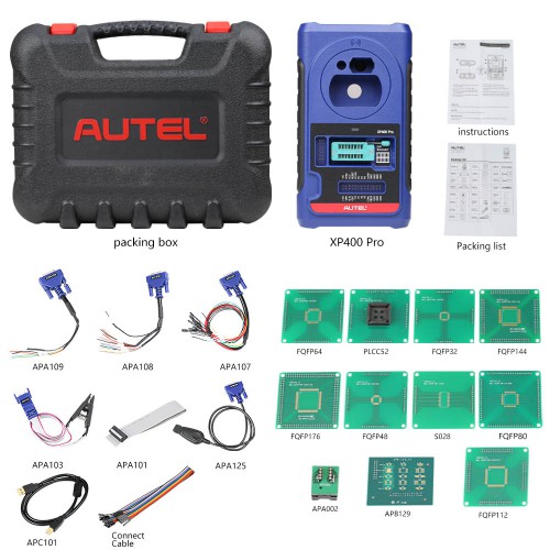 Autel XP400 PRO Chip Programmer Plus Autel IMKPA Expanded Key Programming Accessories Kit for Renew & Unlock
