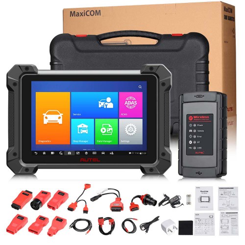 2024 Autel MaxiCOM MK908 Automotive Full System Diagnostic Tool Support Injector Coding and ECU Coding