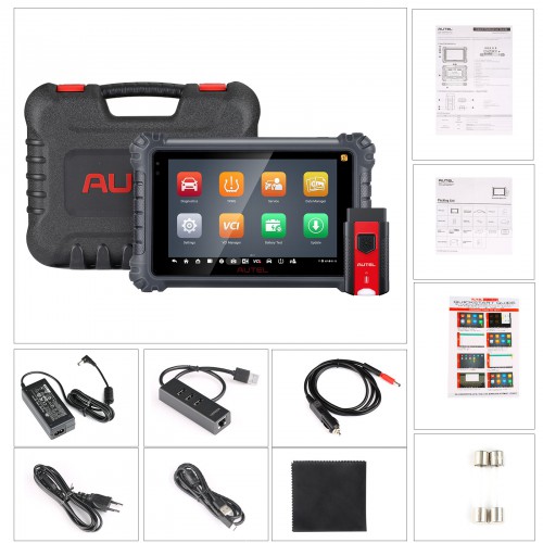 2024 Autel MaxiCOM MK906 Pro-TS Automotive Diagnose and TPMS Relearn Tool Support FCA SGW AutoAuth and VAG Guided Functions