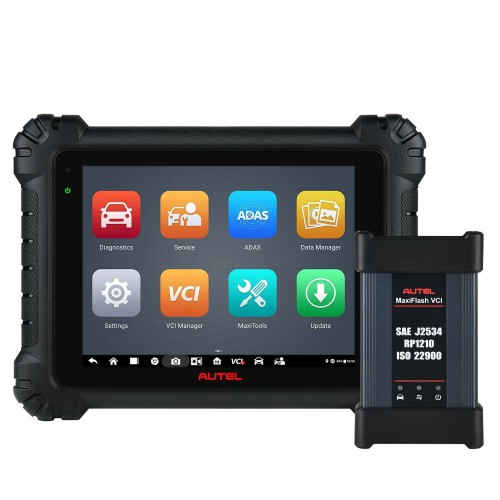 Autel MaxiSys MS909 Diagnostic Tablet Support Topology Module Mapping and J2534 ECU Programming