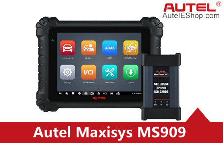 2022 Autel MaxiSys MS909 Intelligent Diagnostic Tablet Support Topology Module Mapping and J2534 ECU Programming