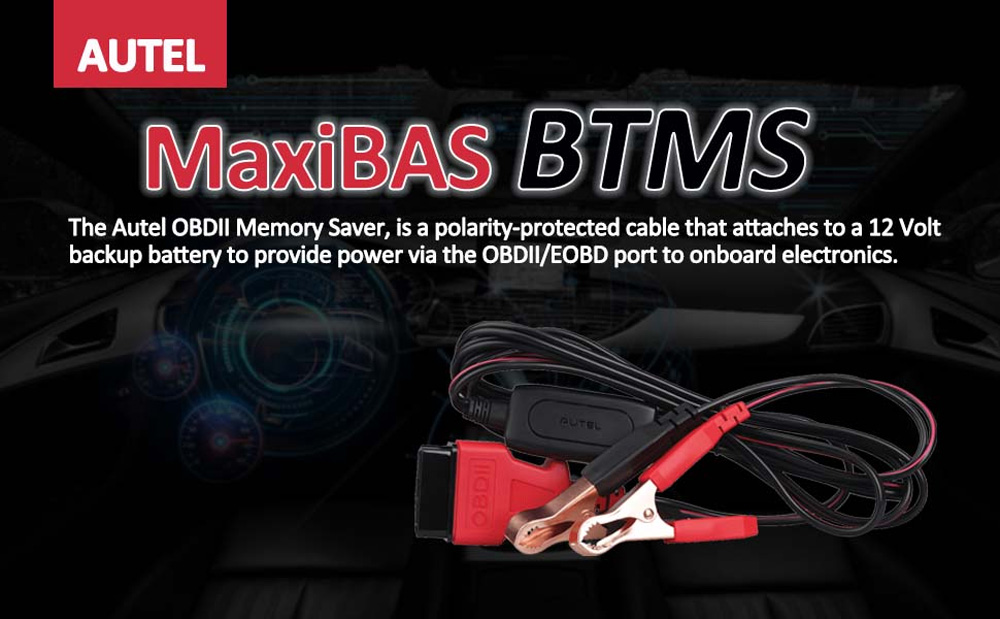 Autel MaxiBAS BTMS OBDII Memory Saver