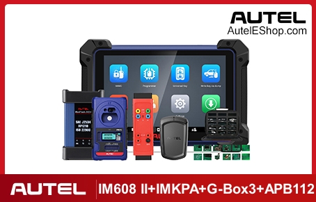 2023 Autel MaxiIM IM608 PRO II (IM608S II/ IM608 II) Plus IMKPA Accessories with G-Box3 and APB112 Support All Key Lost with Free Smart Key