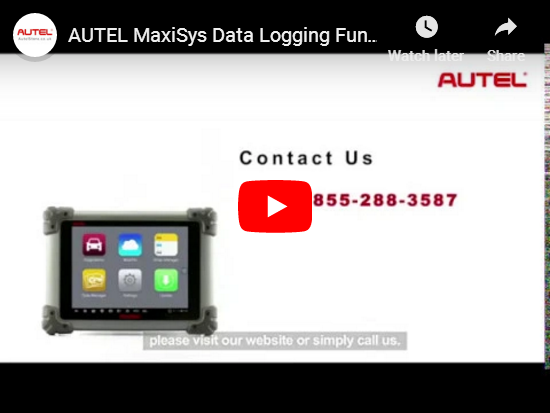 AUTEL MaxiSys Data Logging Function