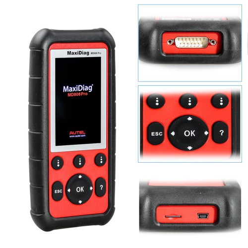 Autel MaxiDiag MD808 Pro All System Scanner Support BMS/Oil Reset/ SRS/ EPB/ DPF/ SAS/ ABS Free Update Online