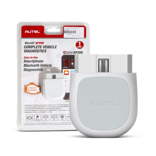 [Super Deal] [Ship from US] 2022 New Autel MaxiAP AP200 Bluetooth Scanner with Full System Diagnoses for Family DIYers Simplified Edition of MK808