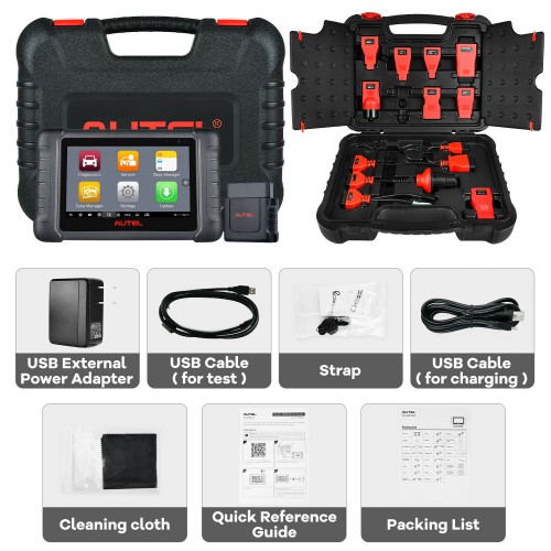 [Weekly Sale][Ship from US/UK/EU] Autel MaxiPRO MP808BT Full System Diagnostic Tool with OBD1 Adapters Support Wireless Connection