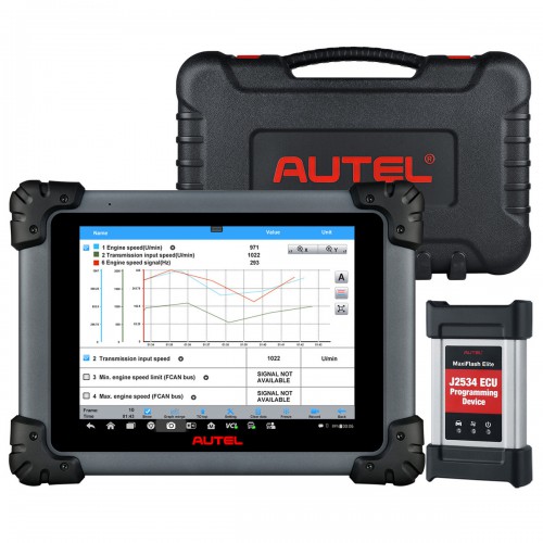 [Weekly Sale][US Ship] Autel Maxisys CV MS908CV Heavy Duty Truck Diagnostic Tool for Commercial Vehicles With J2534 ECU Coding