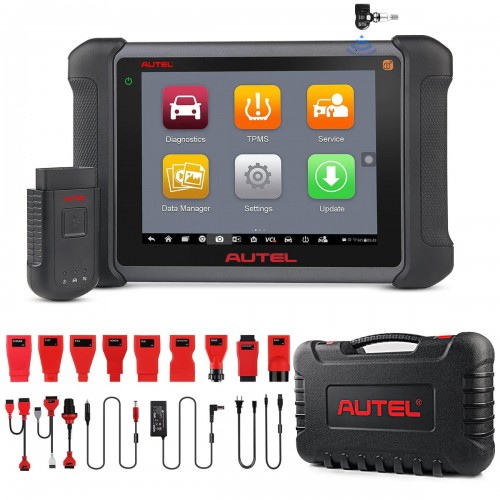 Autel MaxiSys MS906TS TPMS Relearn Tool Support Complete TPMS and Sensor Programming Newly Adds VAG Guided Function Get Free Autel MV108S