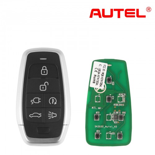 AUTEL MAXIIM IKEY Standard Style IKEYAT006FL 6 Buttons Independent Smart Key (EV Charge/ Remote Start) 10pcs/lot