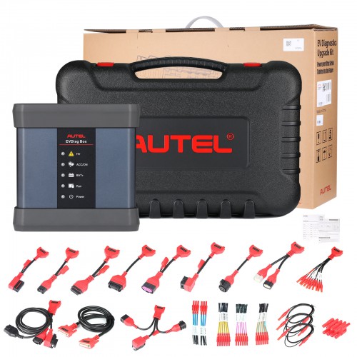 2024 Autel MaxiSYS EVDiag Electric Vehicle Diagnostics Upgrade Kit Autel EV Box Works with Maxisys Ultra/ MS909/ MS919 for Battery Pack Diagnostics