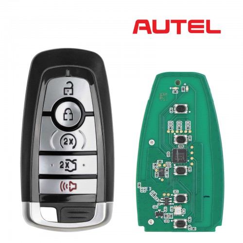 .AUTEL MAXIIM IKEY Premium Style IKEYFD005AH Ford 5 Buttons Universal Smart Key (Remote Start/ Trunk/ Panic) 10pcs/lot