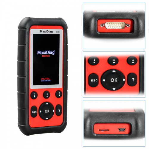 Autel MaxiDiag MD808 Four System Diagnostic Tool for Engine /Transmission/ SRS and ABS Systems Support Lifetime Free Update Online