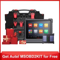 [Auto 5% Off] [Ship from US/UK/EU] 2022 Autel Maxisys Ultra Intelligent Diagnostic Tool with Autel MaxiSys MSOBD2KIT Non-OBDII Adapters Freely