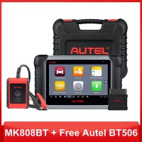 2022 Autel MaxiCOM MK808BT With Free Autel BT506 Battery Tool Support AutoAuth for FCA SGW and Active Test