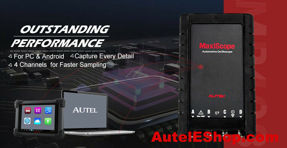 Autel MaxiScope MP408 4 Channel Automotive Oscilloscope