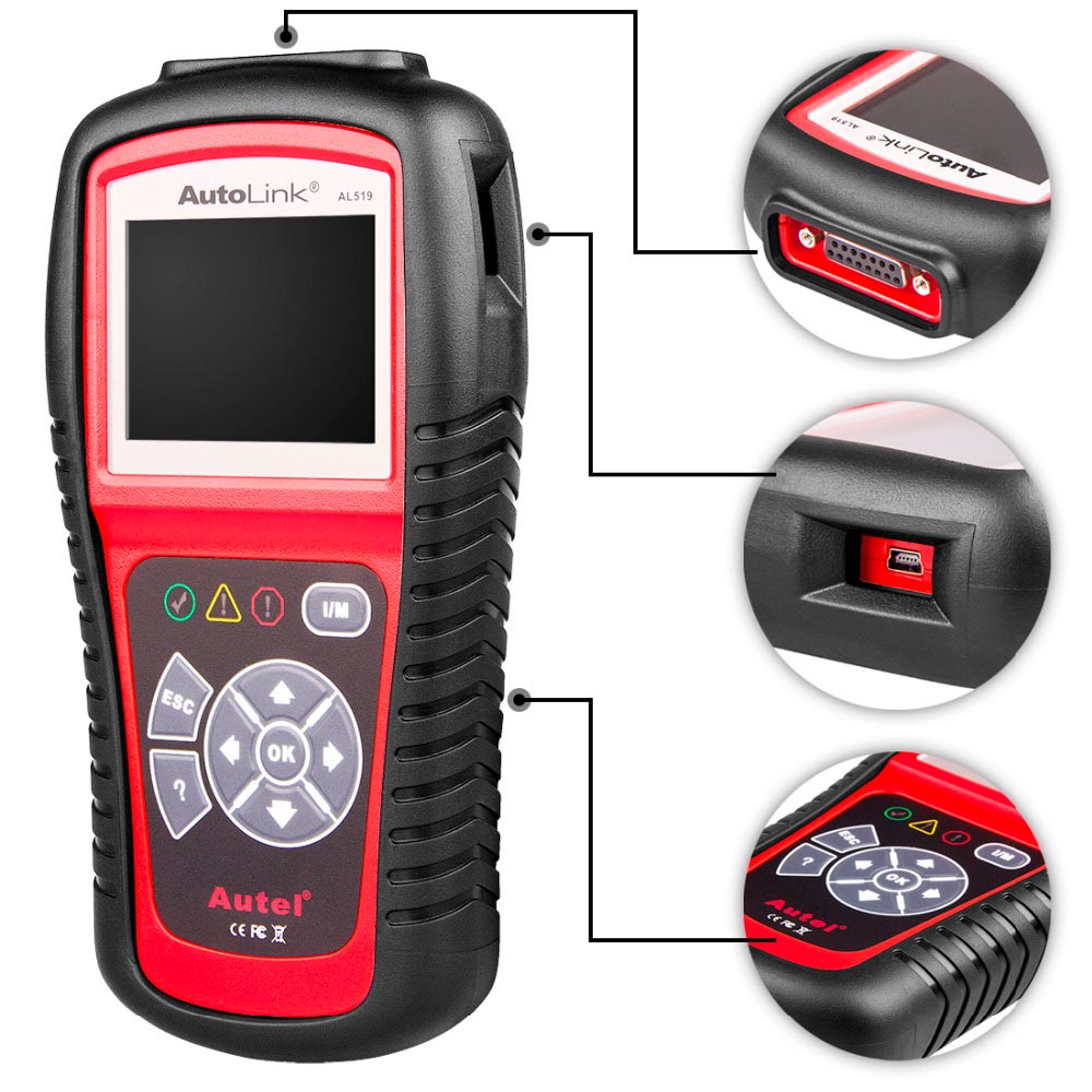  Autel Professional OBD2 Scanner AL319 Code Reader, Enhanced  Check and Reset Engine Fault Code, Live Data, Freeze Frame, CAN Car  Diagnostic Scan Tools for All OBDII Vehicles After 1996, 2024 Upgraded 