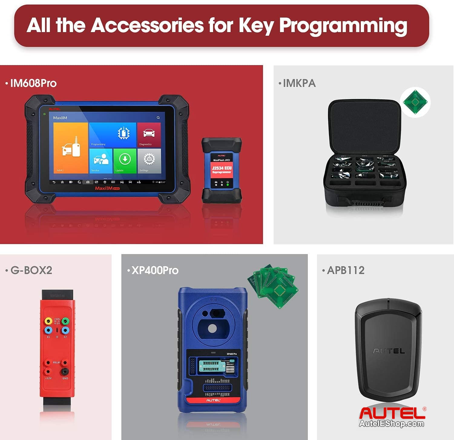 Autel MaxiIM IM608PRO Plus IMKPA Accessories Get G-Box2 and APB112