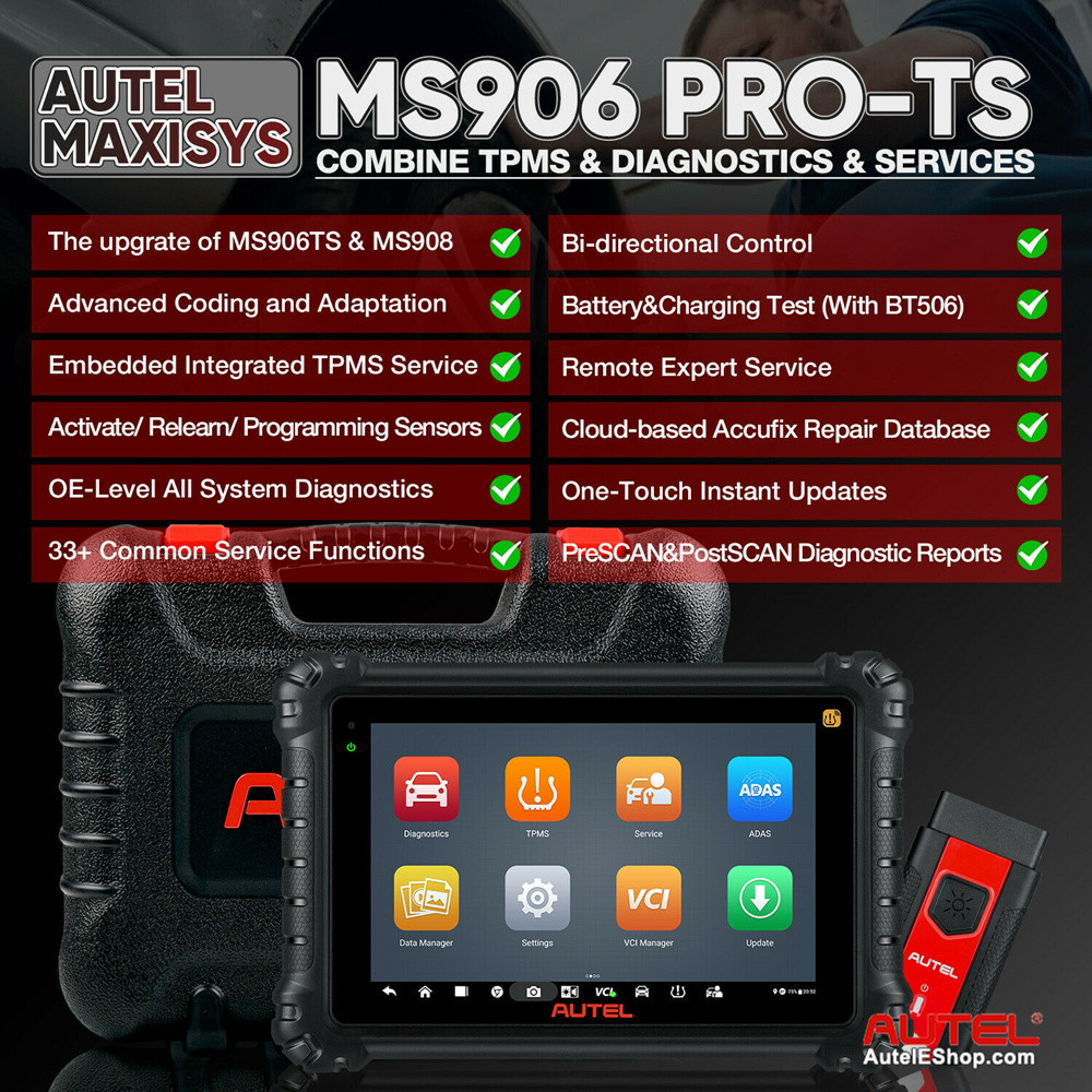 Autel MaxiSYS MS906 Pro-TS