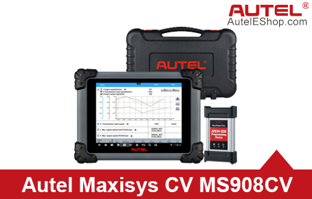 2022 Autel Maxisys CV MS908CV Heavy Duty Truck Diagnostic Tool for Commercial Vehicles With J2534 ECU Coding