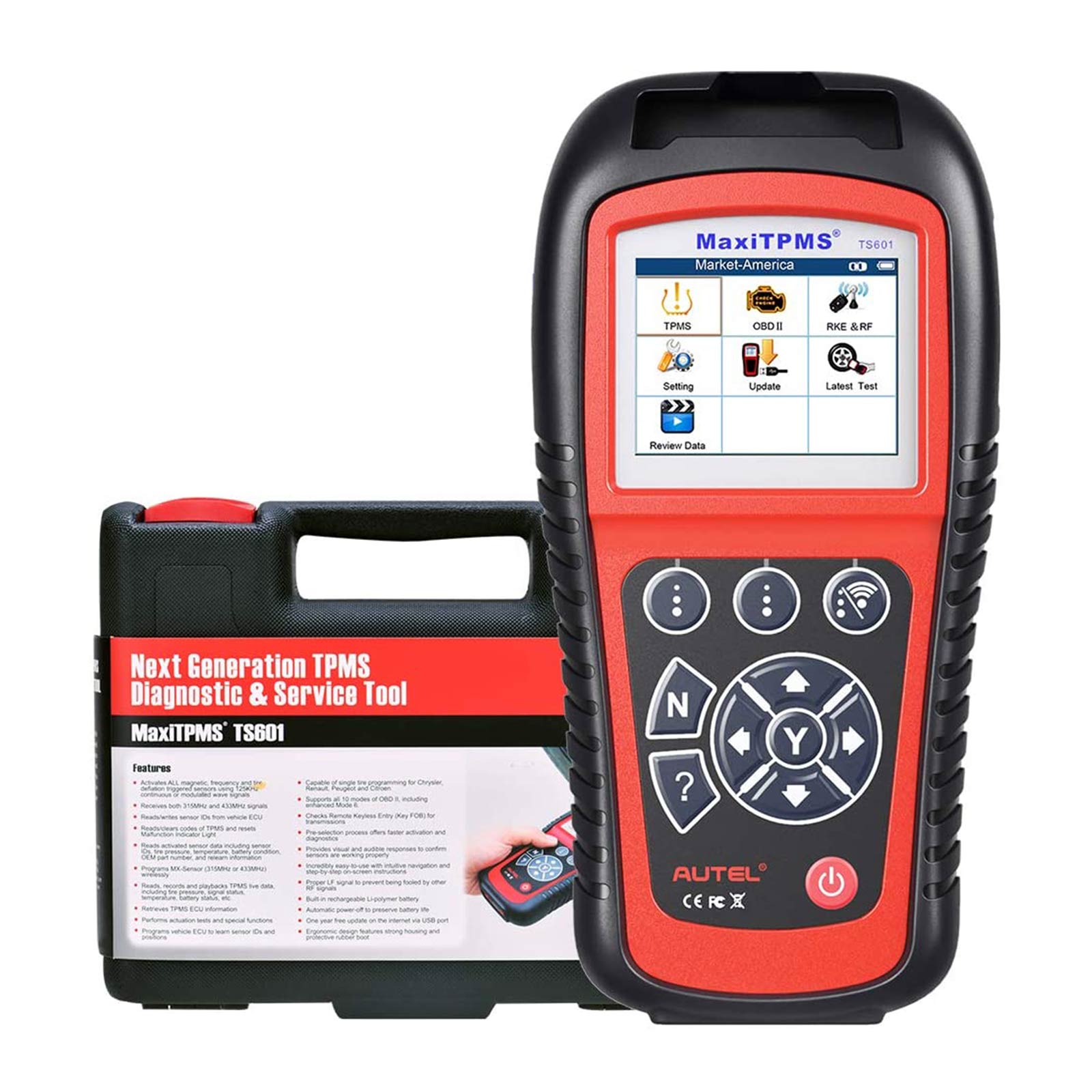 [Ship from US/UK/EU] Original Autel MaxiTPMS TS601 Universal TPMS Relearn  Tool with Complete TPMS and Sensor Programming