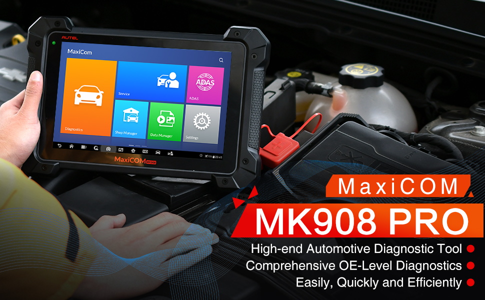  Autel MaxiCOM MK908P with 2 Years Free Update