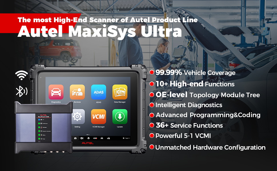 Autel Maxisys Ultra with MaxiSys MSOBD2KIT