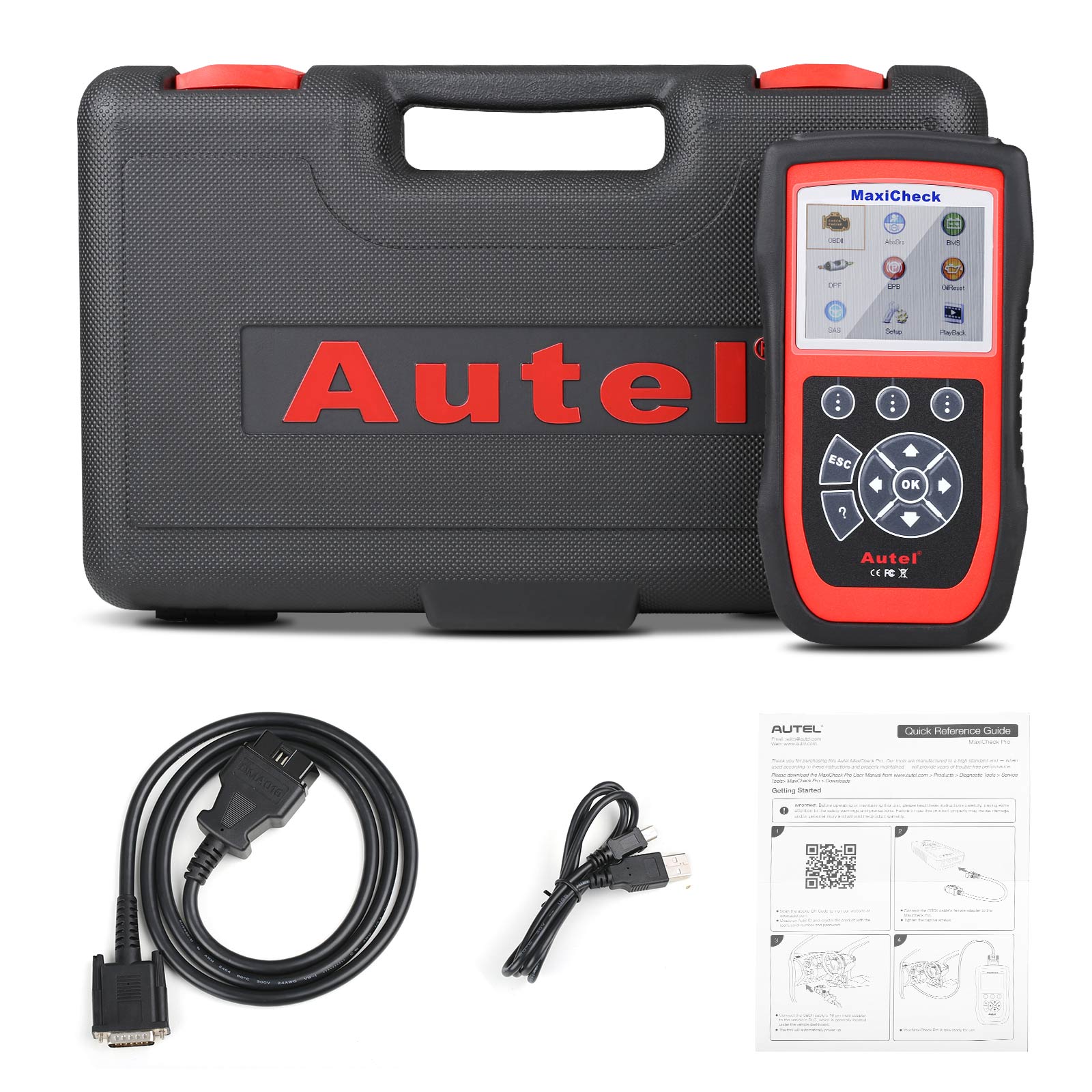 Autel Maxicheck Pro OBD2 Auto Diagnostic Tool Code Reader Scanner EPB ABS Airbag 