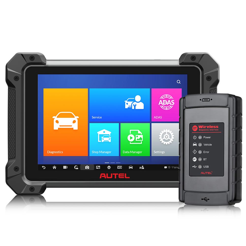 ABS Brake Bleed 1 Year Free Software Update Autel MK908 Diagnostic Scanner with ECU Coding Upgraded MaxiSys MS908 MK808 with Fuel Injector/Fuel sync Key fob Programming Bi-Directional Control 