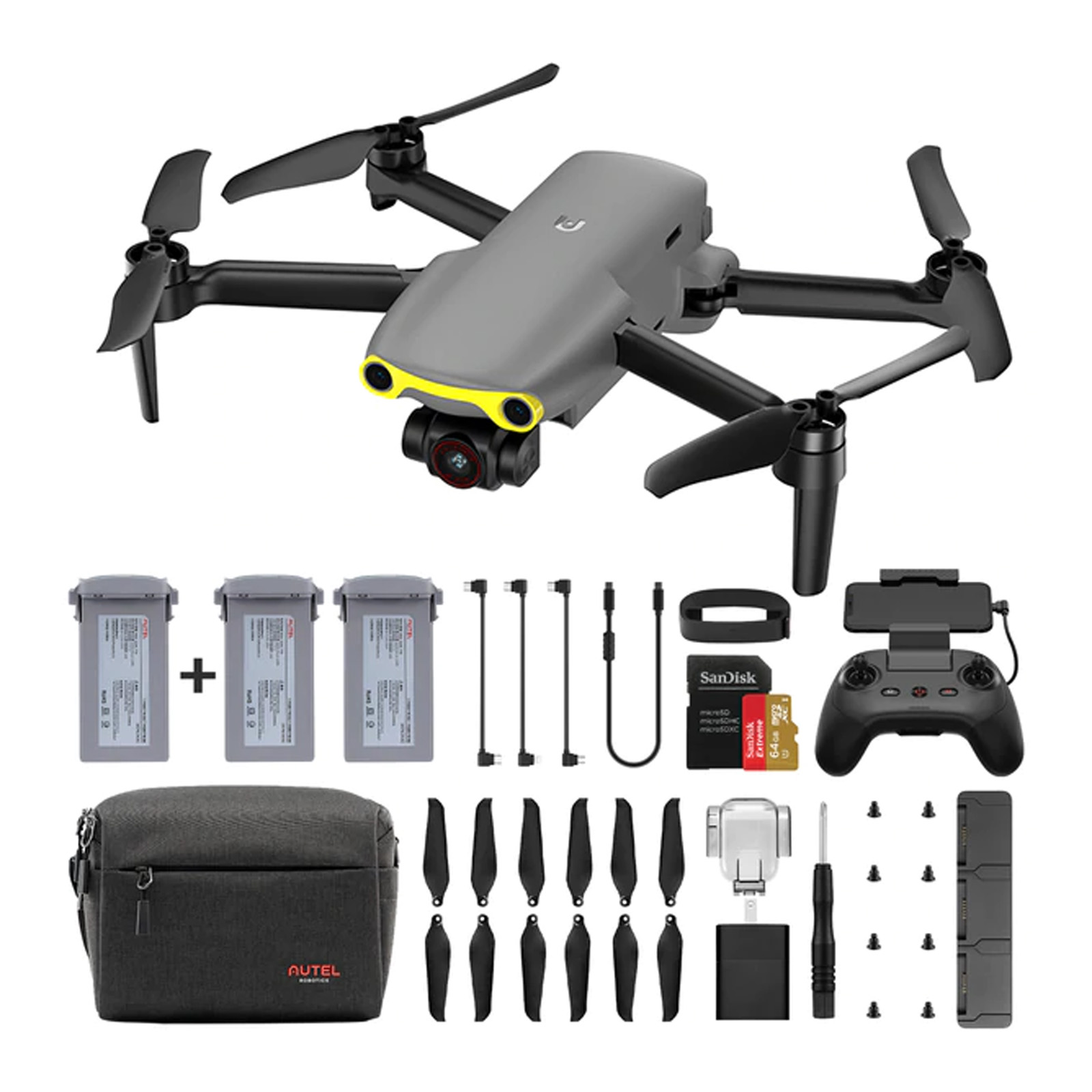  Autel Robotics EVO Nano+ Premium Bundle, 249g Mini Drone with  4K RYYB Camera, No Geo-Fencing, PDAF + CDAF Focus, 3-Axis Gimbal, 3-Way  Obstacle Avoidance, Extra 64G SD, Nano Plus Fly More