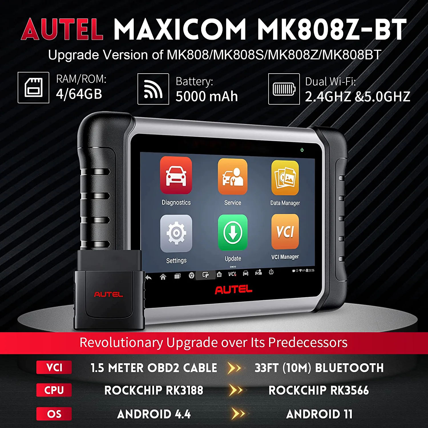Autel MaxiCOM MK808BT MK808Z-BT