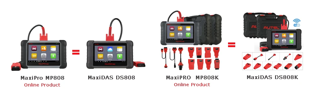 Differences Between MP808 & DS808, MP808K vs DS808K